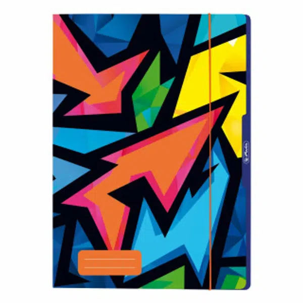 Desky s gumou A4 - Neon Art