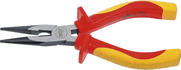 BGS technic Kleště na jemnou mechaniku elektrikářské VDE, rovné 160 mm - BGS 7151