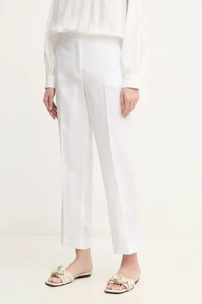 Lněné kalhoty Luisa Spagnoli