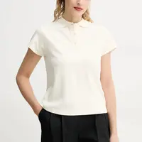 Polo tričko BA&SH SHY béžová barva, 1E25SHY