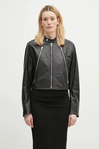 Kožená bunda MM6 Maison Margiela