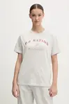 Bavlněné tričko P.E Nation Liberation šedá barva, 251T189