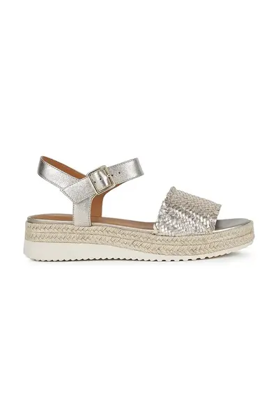 Kožené sandály Geox D EOLIE