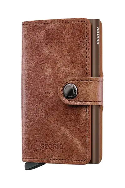 Kožená peněženka Secrid hnědá barva, MV-Cognac-Brown