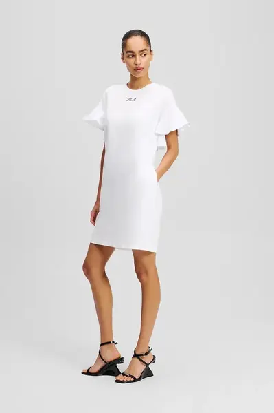 Bavlněné šaty Karl Lagerfeld