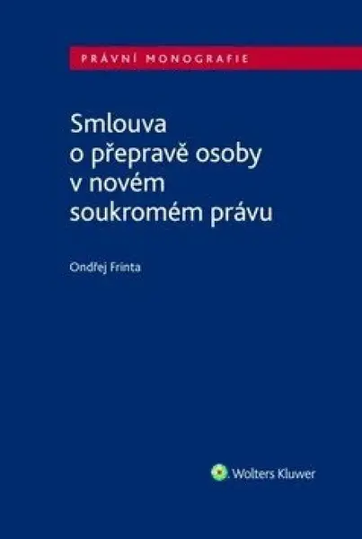 Smlouva o přepravě osoby
