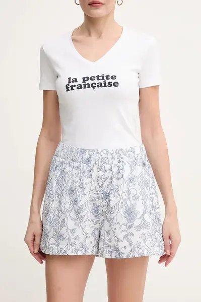 Lněné kraťasy Pepe Jeans DARCY