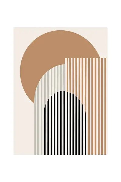 Grafika na akrylovém skle a.i art HARTMAN Geometric Abstract 09, 30 x 40 cm