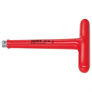 T-klíč s vnějším čtyřhranen 3/8", izolovaný 1000V, délka 165 mm - KNIPEX 98 30