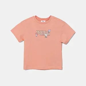 Dětské bavlněné tričko Puma HELLO KITTY & FRIENDS Relaxed Graphic Tee