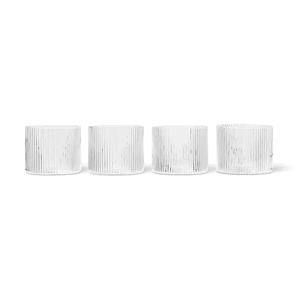 Sklenka ferm LIVING 4-pack průhledná barva