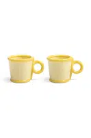 Sada hrnků &k amsterdam 100 ml 2-pack žlutá barva