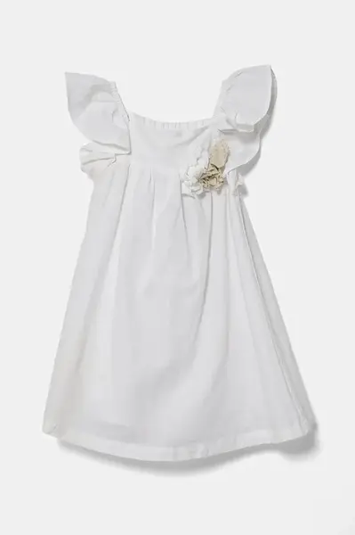 Dětské lněné šaty United Colors of Benetton