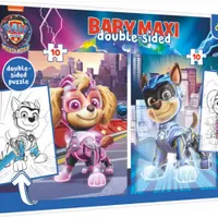 Puzzle MAXI oboustranné 2x10 dílků Hrdinští psi Tlapková patrola