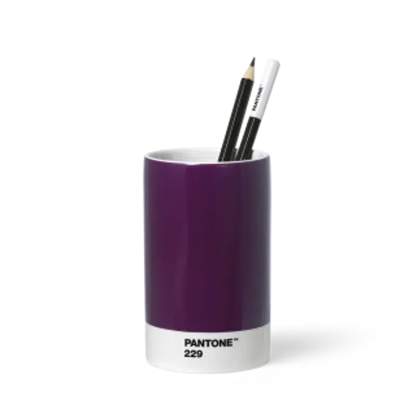 PANTONE Porcelánový stojánek na tužky - Aubergine 229