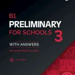 B1 Preliminary for Schools 3 Student's Book with answers with Digital Pack