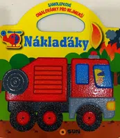 Náklaďáky - Samolepkové omalovánky pro nejmenší