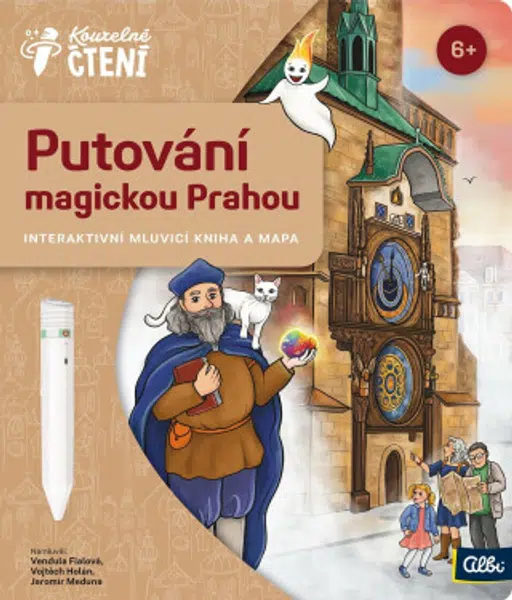 Kniha Putování magickou Prahou (s mapou) - Kouzelné čtení Albi