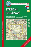 KČT 43 Střední Posázaví 1:50 000 / Turistická mapa