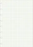 Filofax - Notebook, náplň A5, papíry čtverečkované