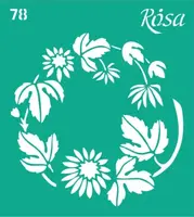 Šablona opakovatelně samolepicí 9x10cm – 78