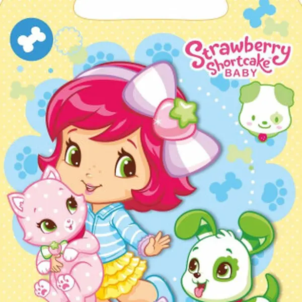 Strawberry baby - Omalovánky A4 s výsekem
