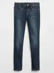 Džínsy GAP Skinny Modrá