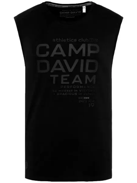 CAMP DAVID Tričko  čierna