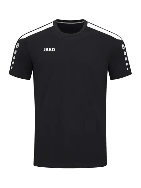JAKO Funkčné tričko 'Power'  čierna / biela