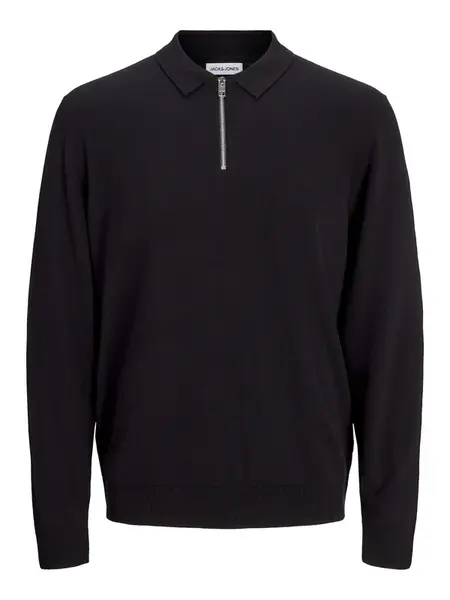 JACK & JONES Sveter 'JJEEmil'  čierna