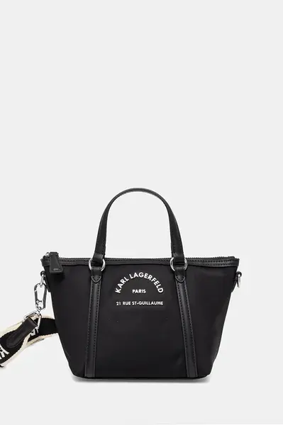 Kabelka Karl Lagerfeld černá barva, A2W30082