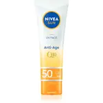 NIVEA SUN pleťový krém na opalování proti vráskám Q10 SPF 50 50 ml