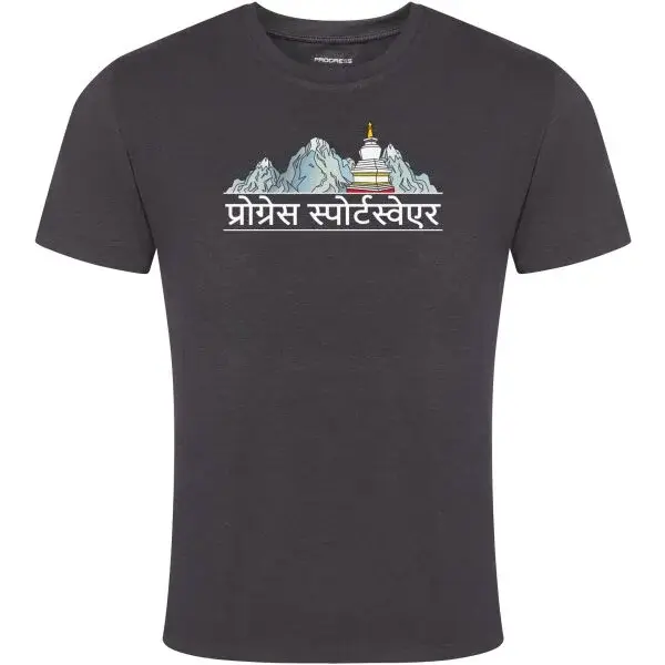 PROGRESS AROMATIC NEPAL Pánske outdoorové tričko, čierna, veľkosť