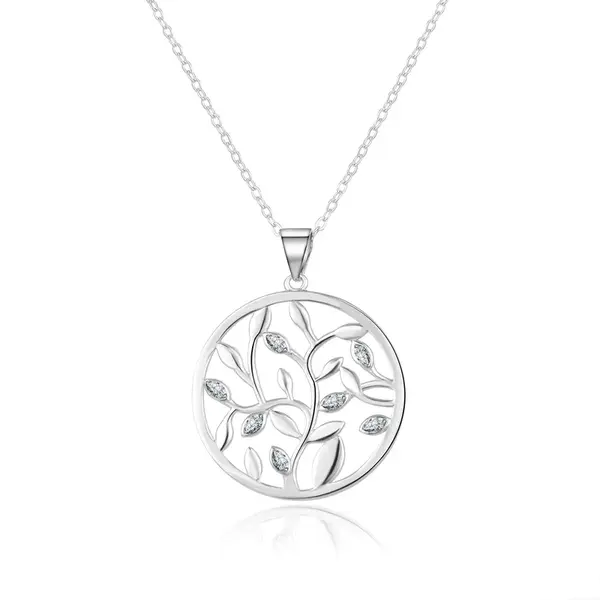 Beneto Půvabný stříbrný náhrdelník AGS1258/47