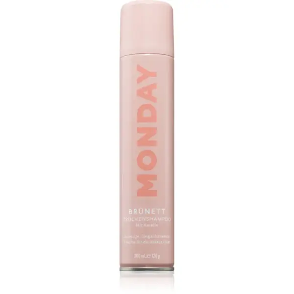 MONDAY Brunette Dry Shampoo suchý šampón pre tmavé vlasy s keratínom 200 ml