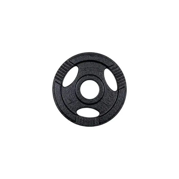 Litinový olympijský kotouč inSPORTline Hamerton Black 2,5 kg 50 mm