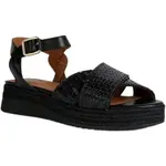 Geox D EOLIE Dámské sandály, černá, velikost