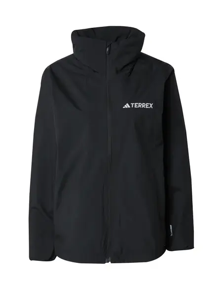 ADIDAS TERREX Outdoorová bunda 'Essentials'  čierna / biela