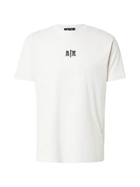 ARMANI EXCHANGE Tričko  krémová / čierna