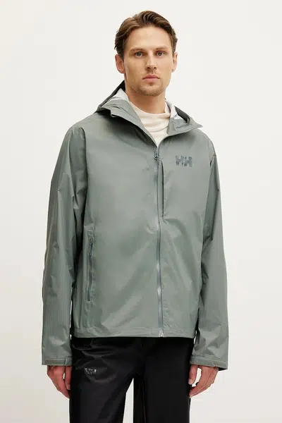 Nepromokavá bunda Helly Hansen LOKE TERRA pánská, zelená barva, 63365