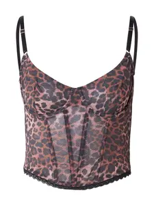 Hunkemöller Podprsenka 'Ella'  hnedá / čierna