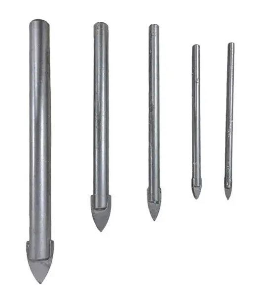 Sada vrtáků do skla, 3-10 mm, 5 ks - MAGG