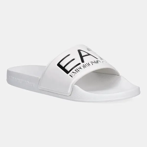 Dětské pantofle EA7 Emporio Armani bílá barva, 7Y000037 AF15118