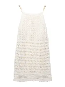 Pull&Bear Pletené šaty  nebielená