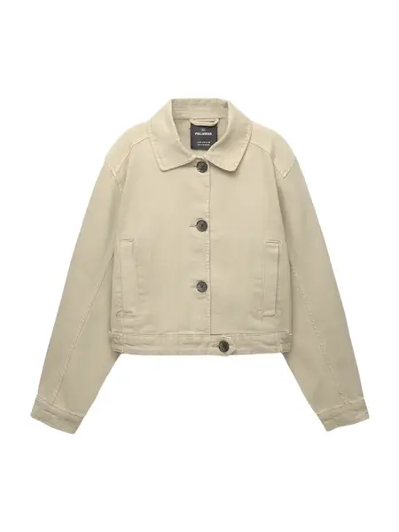 Pull&Bear Prechodná bunda  piesková