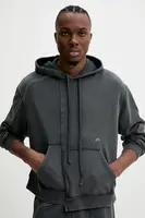 Bavlněná mikina A-COLD-WALL* pánská, šedá barva, s kapucí, hladká, ACWMW215