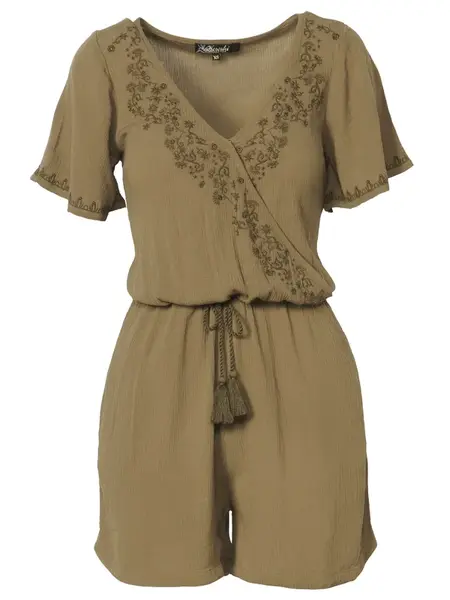 KOROSHI Šaty  olivová