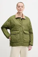 Oboustranná bunda Napapijri A-Secret zelená barva, přechodná, oversize, NP0A4IFAG1V1