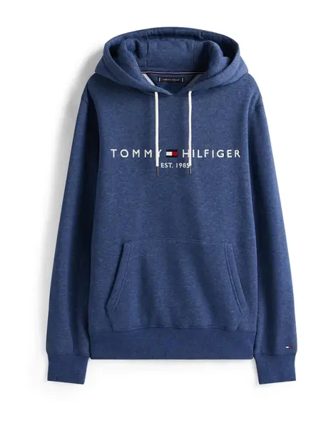 TOMMY HILFIGER Mikina  modrá / biela