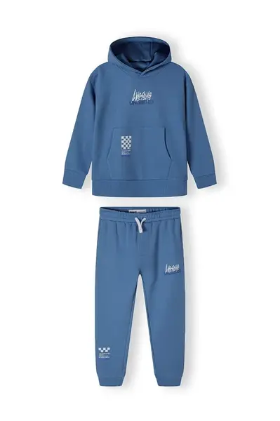 MINOTI Joggingová súprava  modrá / biela